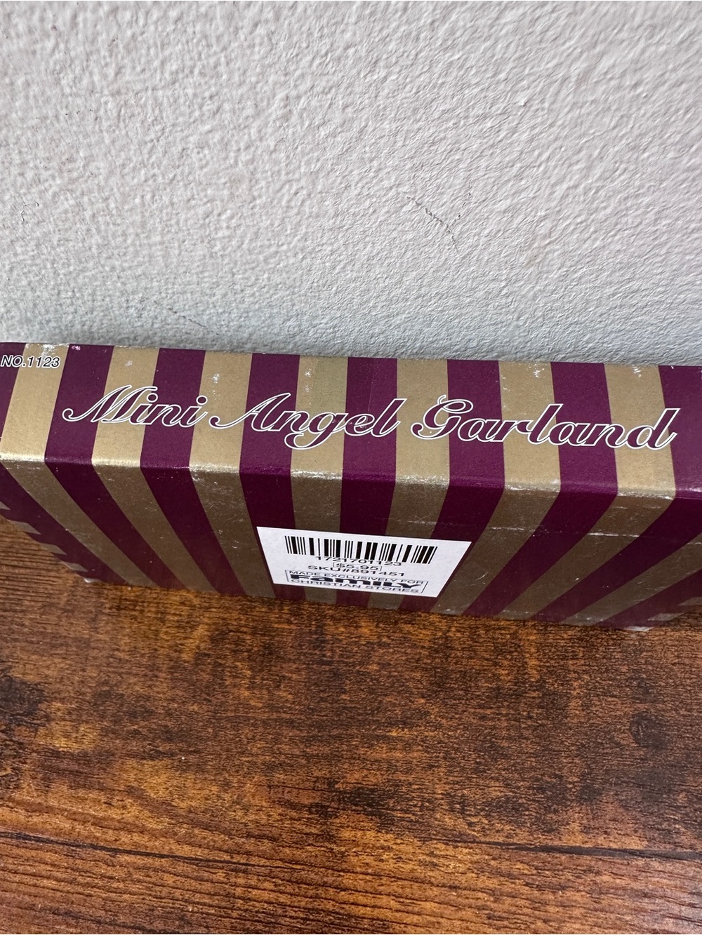 Vintage Miniature Angel Christmas Ornaments Boxed Set of 12 Mini Angel Band - Picture 4 of 5